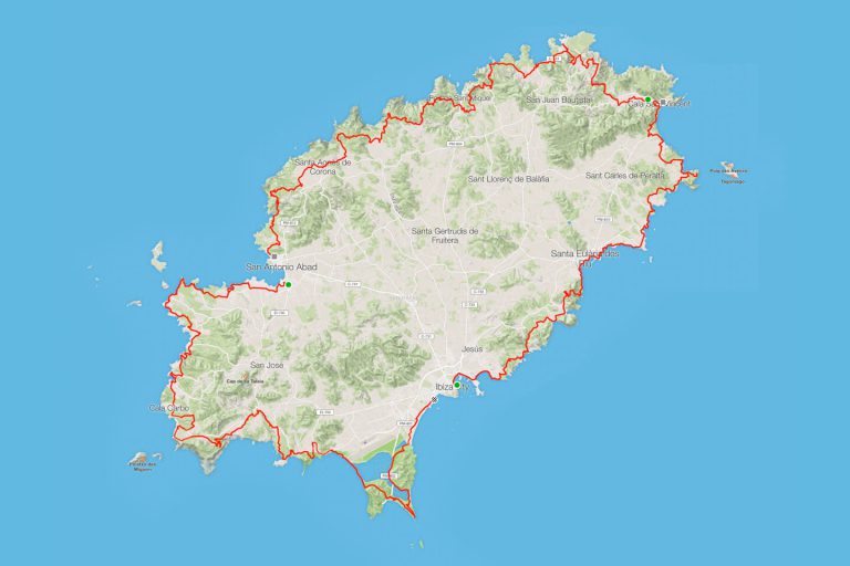 Mountainbike tour langs de kusten van Ibiza